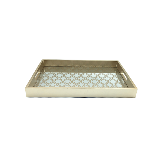 Rect Tray 89 291 Light Gold