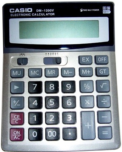 Calculators CASIO DM 1200 V
