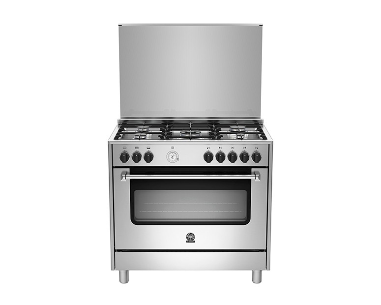 La Germania Cooker 5 Gas Burners 90X60 Stainless with Oven