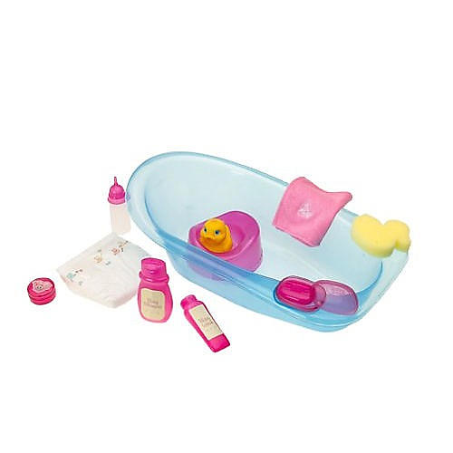 toy bath tab set for doll use